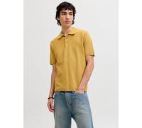 Gestricktes Polo L Gelb