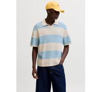 Gestricktes Polo M Blau