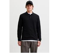 Gestricktes Polo M Schwarz