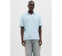Gestricktes Polo S Blau