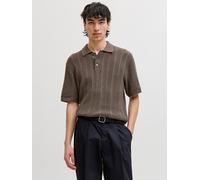 Gestricktes Polo S Braun