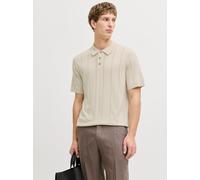 Gestricktes Polo XXL Beige
