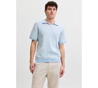 Gestricktes Polo XXL Blau
