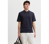 Gestricktes Polo XXL Blau