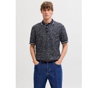 Gestricktes Polo XXL Blau