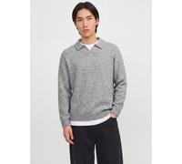 Gestricktes Polo XXL Grau