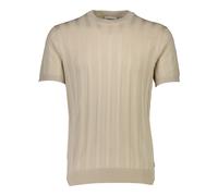 Gestricktes T-Shirt Beige M