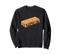 GESUNDER MÜSLI NUSS Riegel MIT Basketball Platz Topping Sweatshirt