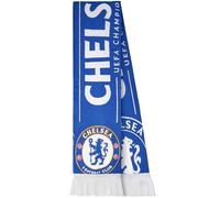 Get Trend Chelsea FC Schal Herren, Warme Strickschal Mit Fransen, Gemütlich Halstuch Herren mit Fanartikel, Fußball Geschenke Für Männer und Teenagers