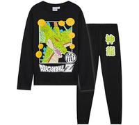 Get Trend Dragonball Z Schlafanzug Jungen, 2 Teiliges Pyjama Set, Anime Weicher Nachtwäsche, Geschenke für Kinder (7-8 Jahre, Schwarz Dragon Ball)