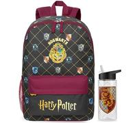 Get Trend Harry Potter Großer Rucksack Kinder Set, 43 cm Kinderrucksack & Trinkflasche, 500ml Schule Sport Freizeit, Geschenk für Mädchen