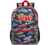 Get Trend Hot Wheels Rucksack Kinder Jungen, Kinderrucksack für Schule, Sport, Freizeit, 46 x 32 x 16 cm, Verstellbar, Geschenk Idee (Multi Hot Wheels)