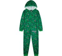 Get Trend Minecraft Jumpsuit Kinder Ganzkörperanzug mit Kapuze, 7-14 Jahre, Kostüm & Pyjama, Creeper Geschenke für Jungs (13-14 Jahre, Grün Kapuze Minecraft)