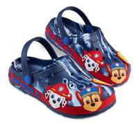 Get Trend Paw Patrol Clogs Kinder Hausschuhe Jungen, rutschfest & Atmungsaktiv, Gartenschuhe Sommer Pantoffeln, Geschenke für Jungs (29/30.5 EU, Marineblau/Rot Paw Patrol)