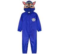 Get Trend PAW Patrol Regenanzug Kinder Jungen, Kleinkind Einteiler Regenjacke Fleece-Gefüttert, Chase Geschenk für Jungs (3-4 Jahre, Blau Paw Patrol)