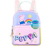 Get Trend Peppa Pig Rucksack Mädchen Tagesrucksack Kinder Cute Backpack für Kindergarten Kita Vorschule Sport Alltag Reisen (Multi Peppa Pig)