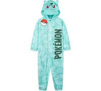 Get Trend Pokemon Regenanzug Kinder Matschanzug Gefüttert, Pikachu, Snorlax, Bisasam Prints, Regenjacke Einteilig, Geschenkidee (5-6 Jahre, Blauer Bulbasaur)