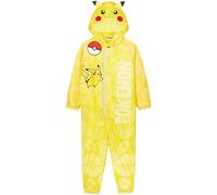 Get Trend Pokemon Regenanzug Kinder Matschanzug Gefüttert, Pikachu, Snorlax, Bisasam Prints, Regenjacke Einteilig, Geschenkidee (7-8 Jahre, Gelber Pikachu)