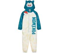 Get Trend Pokemon Regenanzug Kinder Matschanzug Gefüttert, Pikachu, Snorlax, Bisasam Prints, Regenjacke Einteilig, Geschenkidee (4-5 Jahre, Multi Snorlax)