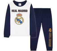 Get Trend Real Madrid Schlafanzug Jungen Fussball, Teens & Kinder Pyjama Lang Set, 7-14 Jahre, Geschenke für Jungen (9-10 Jahre, Marine Real Madrid)