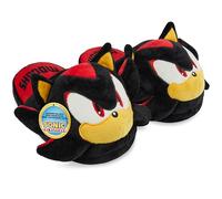 Get Trend SONIC THE HEDGEHOG 3D Hausschuhe Jungen, Kuschelige Slippers Kinder mit Plüschdesign, Geschenke für Jungen (29/30.5 EU, Schwarz/Multi Shadow)