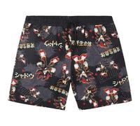 Get Trend - Sonic THE Hedgehog Badehose Jungen Badeshorts 5-12 Jahre, UPF 50+ Boardshorts mit Netzfutter, Schnelltrocknend (11-12 Jahre, Schwarz Shadow)