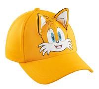 Get Trend Sonic THE Hedgehog Baseball Cap Kinder Jungen Shadow Knuckles Atmungsaktiv Basecap Sonnenhut Gamer Geschenke für Kinder (Gelb Tails)