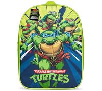 Get Trend Teenage Mutant Ninja Turtles Rucksack Kinder 3+ Jahre Kinderrucksack Tagesrucksack Leicht Vorschule Verstellbarer Gurt (Grün TMNT)