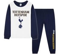 Get Trend Tottenham Hotspur F.C. Schlafanzug Jungen Fussball, Teens & Kinder Pyjama Lang Set, 7-14 Jahre, Geschenke für Jungen (7-8 Jahre, Marine Tottenham Hotspur)