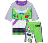 Get Trend Toy Story Badeanzug Kinder Kostüm 2 Teiliges Badehose Jungen Set mit Badeshorts und Schwimmshirt Strand Urlaub Schwimmen (2-3 Jahre, Mehrfarbig Toy Story)