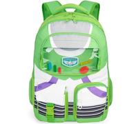 Get Trend Toy Story Buzz Lightyear Rucksack Jungen, Großer Kinder Schulrucksack, 46 x 32 x 12 cm, Gepolstert Sport, Freizeit & Schule, Geschenke für Kinder (Grün/Multi Buzz)