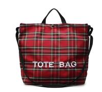 GETBSTOOP Lost Queen Gothic-Tasche, Totenkopf-Handtasche, großes Fassungsvermögen, Y2K-Einkaufstasche for Damen und Herren (rot)