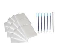 getuse 15 Stück abreißbare Stickstabilisatoren, 50x50 cm Tear Away Stickvlies Papier für Stickerei, Quilting, Applikationen auf Hemden und Mänteln