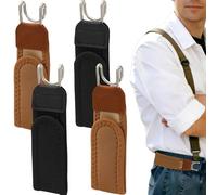 GEVECORI Unsichtbarer Elastischer Gürtel Ohne Schnalle für Herren Damen, Verstellbarer Taktischer Metallhaken Gürtel mit Klettverschluss, Schnallenloser Gürtel für Beruf Freizeit Business