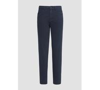 Gewaschene Hose im Slim Fit aus Baumwollsatin 34 blau 2161597.5959.34