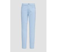 Gewaschene Hose im Slim Fit aus Baumwollsatin 42 blau 2161597.5083.42