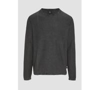 QS Gewaschener Strickpullover mit Rollkante