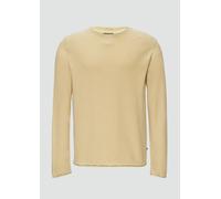 Gewaschener Strickpullover mit Rollsaum M gelb 2149594.1602.M
