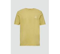 QS Gewaschenes T-Shirt mit Front- und Rückenprint