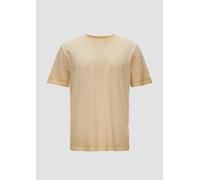 Gewaschenes T-Shirt mit Rundhalsausschnitt XL gelb 2149318.1602.XL