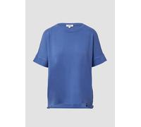 Gewaschenes T-Shirt mit Ziernähten im Relaxed Fit 32 blau 2167895.5527.32