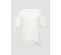 Gewaschenes T-Shirt mit Ziernähten im Relaxed Fit 42 creme 2165878.0210.42