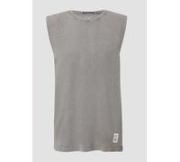 Gewaschenes Tanktop aus Strukturjersey XL grau 2169568.9163.XL