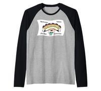 Gewellte Flagge von Cheyenne River Sioux Indianer Raglan