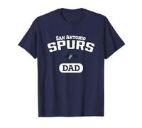 Gewölbtes Teamlogo der NBA San Antonio Spurs Papa T-Shirt
