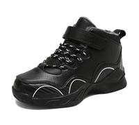 Geymxzik Kinder Winterschuhe Warm Gefütterte Winterboots Jungen Mädchen Trekkingschuhe Schneestiefel Baumwollschuhe Outdoor rutschfest mit Klettverschluss, 28EU