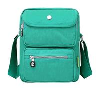 GFM® NCB-7 Umhängetasche für Damen, Nylon, wasserdicht, S1-1215-lakehr-lake green, Small