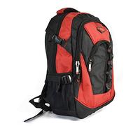 GFM® Rucksack für Schule, Uni, Arbeit, für A4-Ordner, Laptops usw, Pc107-ll-rot, L