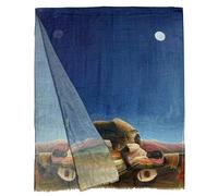 GFM® Schal aus Baumwollmischung für alle Jahreszeiten (VCP), Henri Rosseau-Der schlafende , 42
