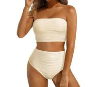 GFPGNDFHG Badeanzug Damen Tankini große Oberweite Bikini xs Einteiler Sport Bikinihose schwarz gerippt bademode 40 badeoberteil bauchweg top